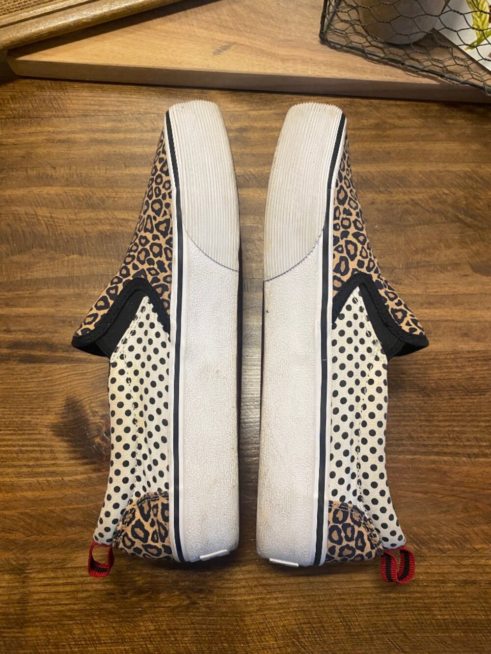 PUNKROSE by Skechers - Leopard Polka Dot Slip On Sneakers Women’s Size 9.5 - Picture 8 of 14